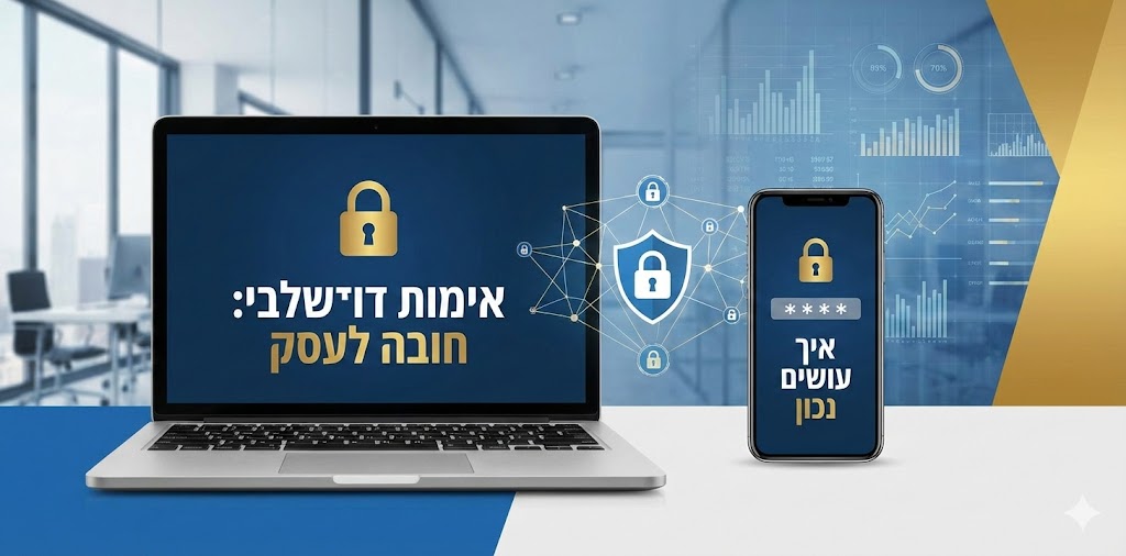 אימות דו־שלבי בעסק: למה זה חובה ואיך עושים נכון