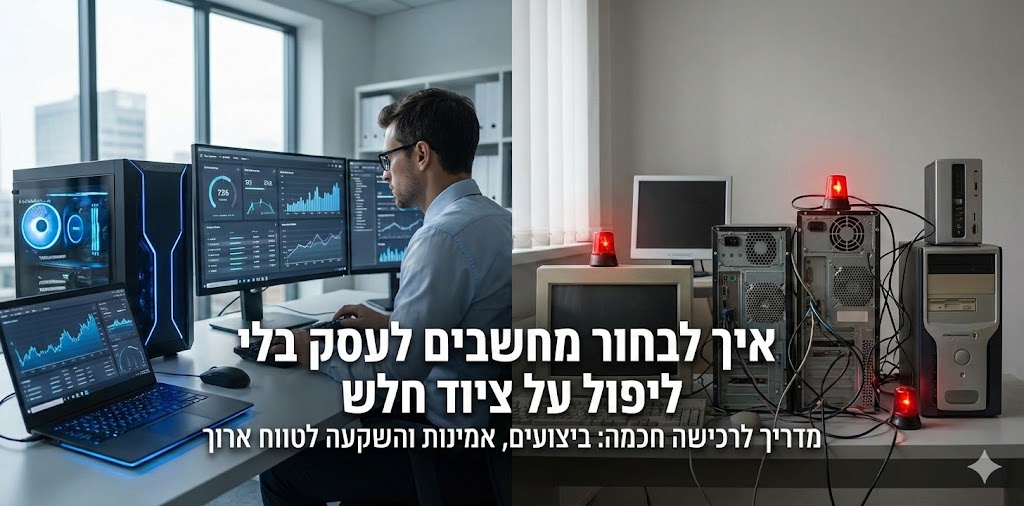 איך לבחור מחשבים לעסק בלי ליפול על ציוד חלש