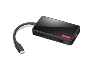תחנת עגינה או מתאם Lenovo 100 USB-C Travel Dock GX91M73945