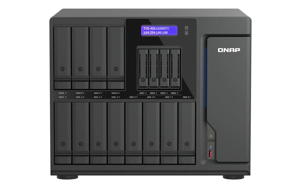 שרת אחסון NAS QNAP TVS-AIh1688ATX-U7-32G