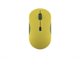 ציוד קלט Lenovo 350 Bluetooth Silent Mouse (Fan Edition - Brazil) GY51U71760 - צבע צהוב / ירוק