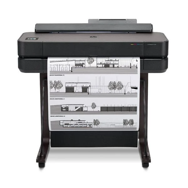מדפסת בפורמט רחב HP DesignJet T650 24-in Printer