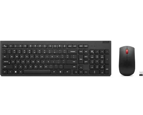 ציוד קלט Lenovo Essential Wireless Combo Keyboard & Mouse Gen2 Black