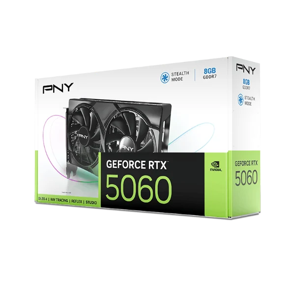 כרטיס מסך PNY GeForce RTX™ 5060 8GB Dual Fan