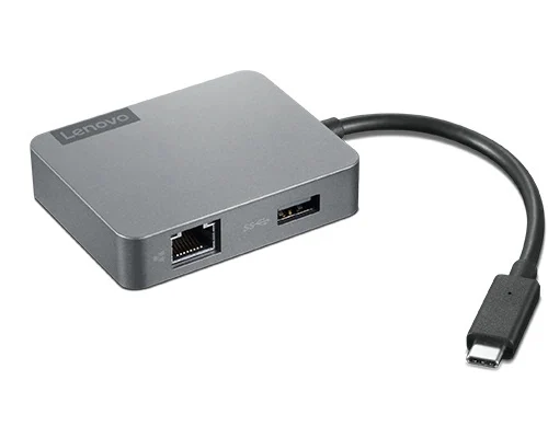 תחנת עגינה או מתאם Lenovo USB-C Travel Hub G2