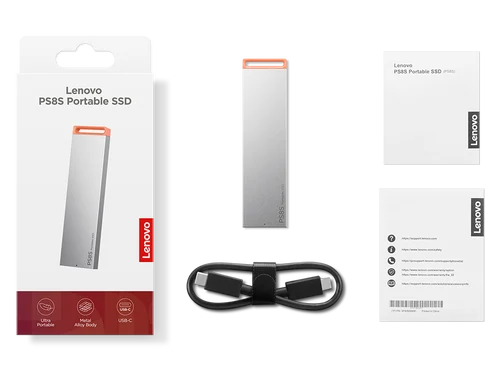 כונן חיצוני Lenovo PS6S Portable SSD 512GB