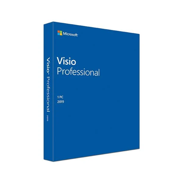 תוכנה למחשב Microsoft Visio Pro 2019 Win English Medialess - FOR WIN 10 ONLY
