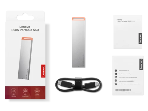 כונן חיצוני Lenovo PS8S Portable SSD 512GB
