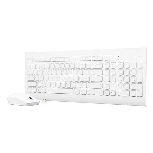 ציוד קלט Lenovo 510 WIRELESS COMBO KEYBOARD & MOUSE WHITE – EN/HE/AR