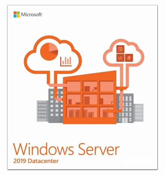 רישיון לשרת Microsoft Windows Svr Datacntr 2019 English 1pk DSP OEI 16Cr NoMedia/NoKey AddLic