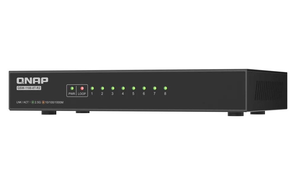 מתג רשת QNAP QSW-1108-8T-R2