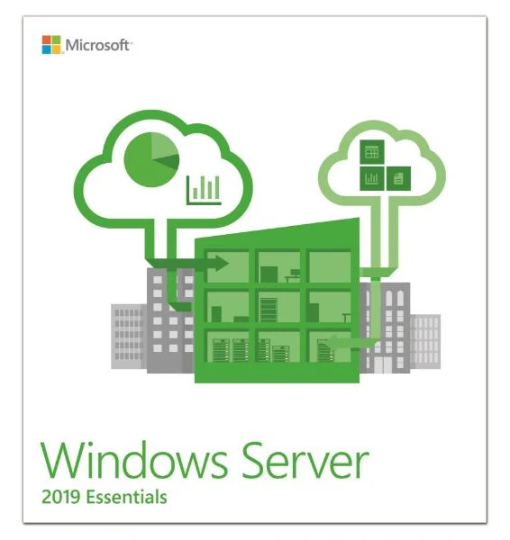 רישיון לשרת Microsoft Win Svr Essentials 2019 64Bit English 1pk DSP OEI DVD 1-2CPU