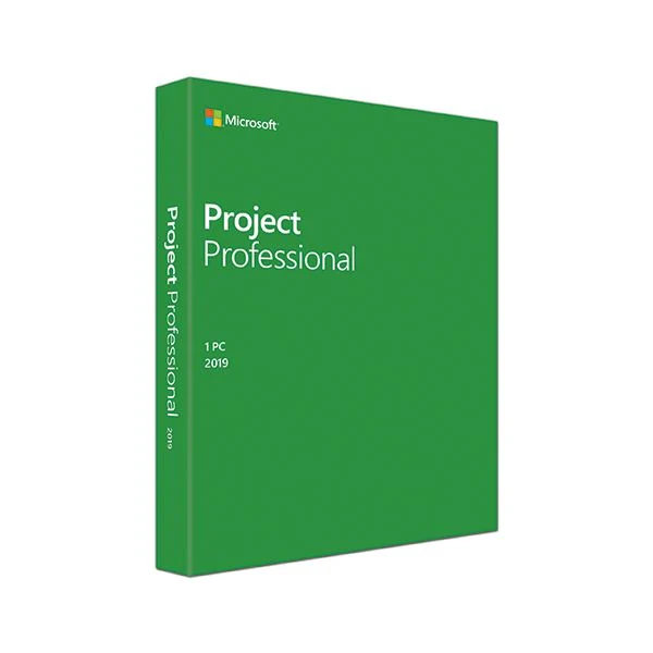 תוכנה למחשב Microsoft Project Pro 2019 Win English Medialess - FOR WIN 10 ONLY