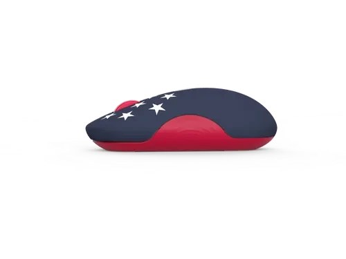 ציוד קלט Lenovo 350 Bluetooth Silent Mouse (Fan Edition - US) GY51U71761 - צבע כחול / לבן / אדום