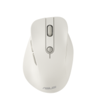 עכבר ASUS MD105 MOUSE MK-WH BT 2.4GHZ MILKY WHITE