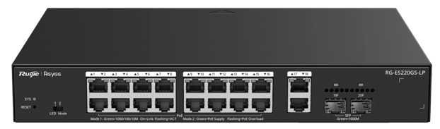מתג PoE Reyee RG-ES220GS-LP