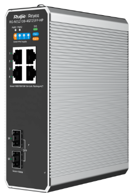 מתג תעשייתי Reyee RG-NIS2100-4GT2SFP-HP