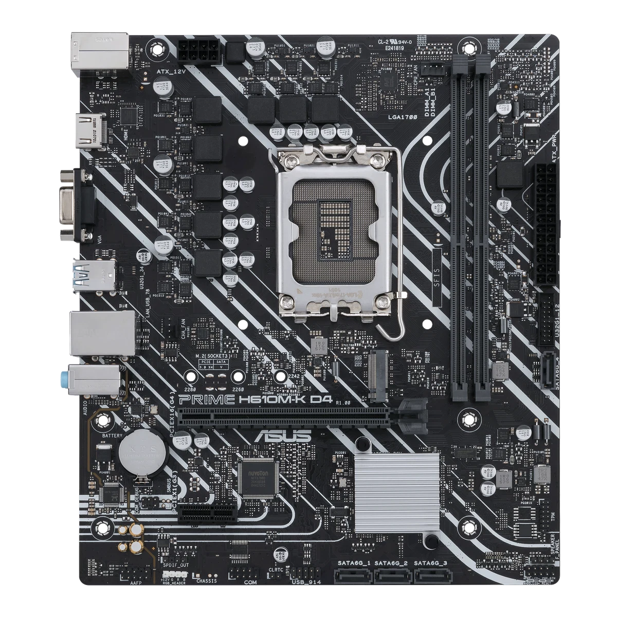לוח אם ASUS PRIME H610M-K D4