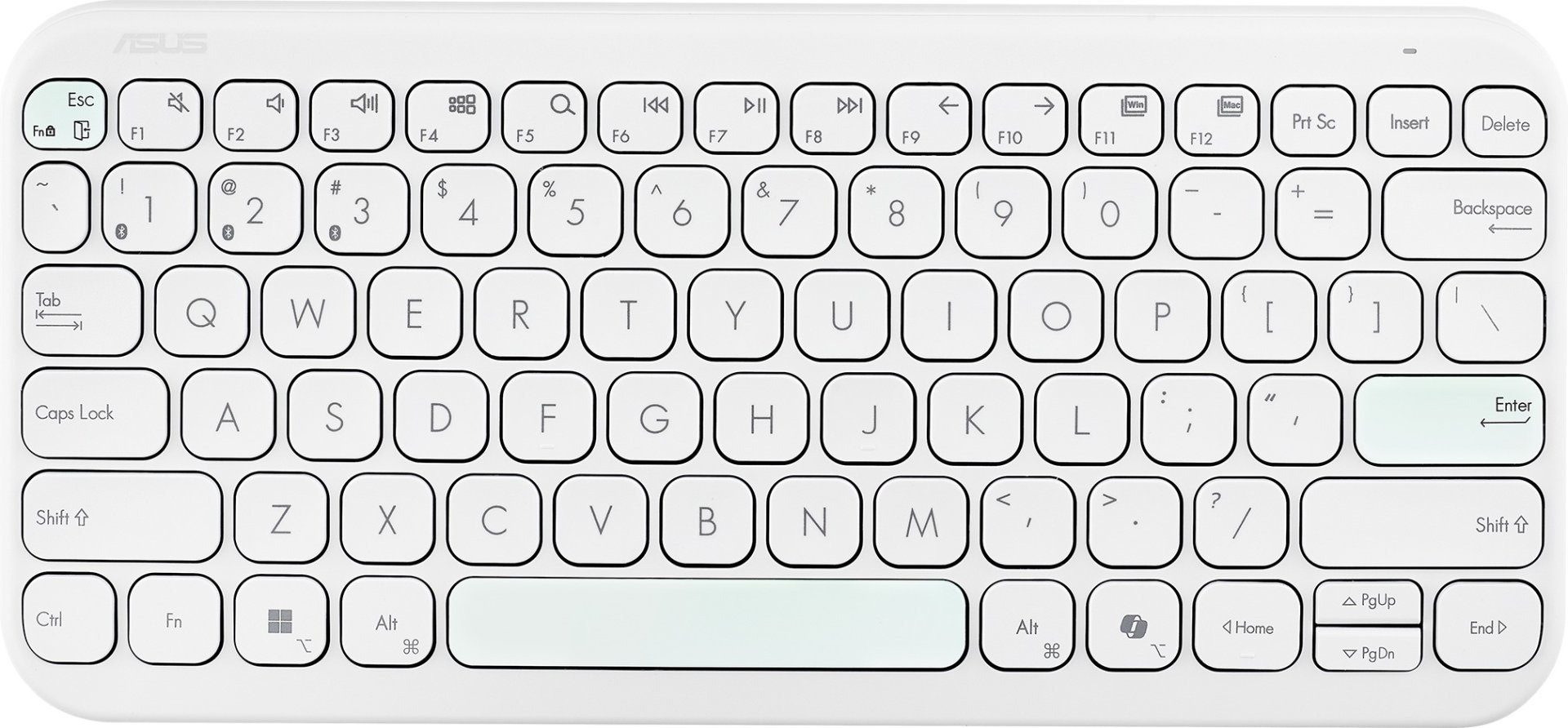 מקלדת ASUS Marshmallow Keyboard KW100