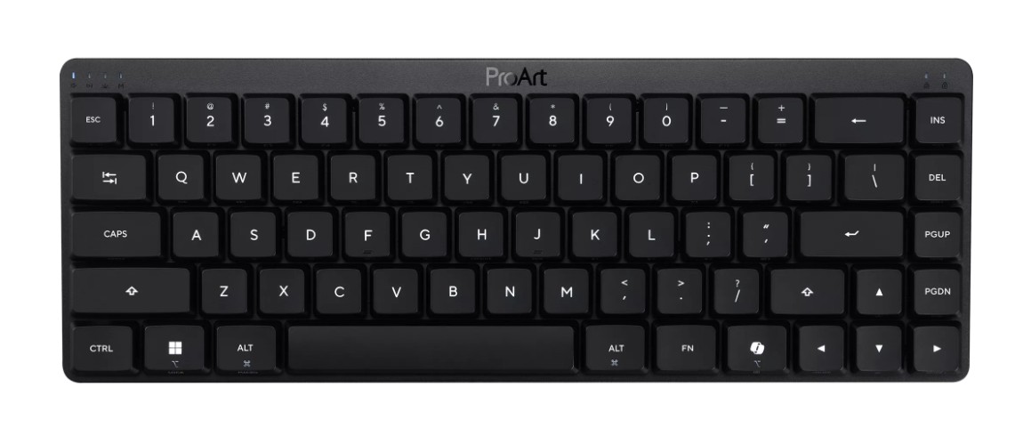 מקלדת ASUS KD300 PROART KEYBOARD BLACK 3-MODE USB 2.4GHz 3BT