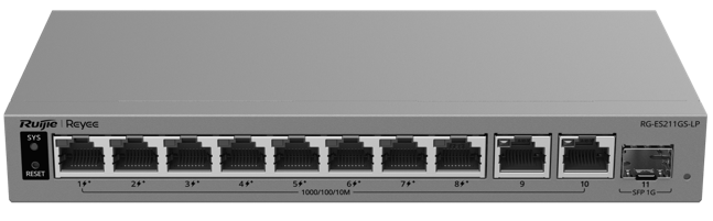 מתג PoE Reyee RG-ES211GS-LP