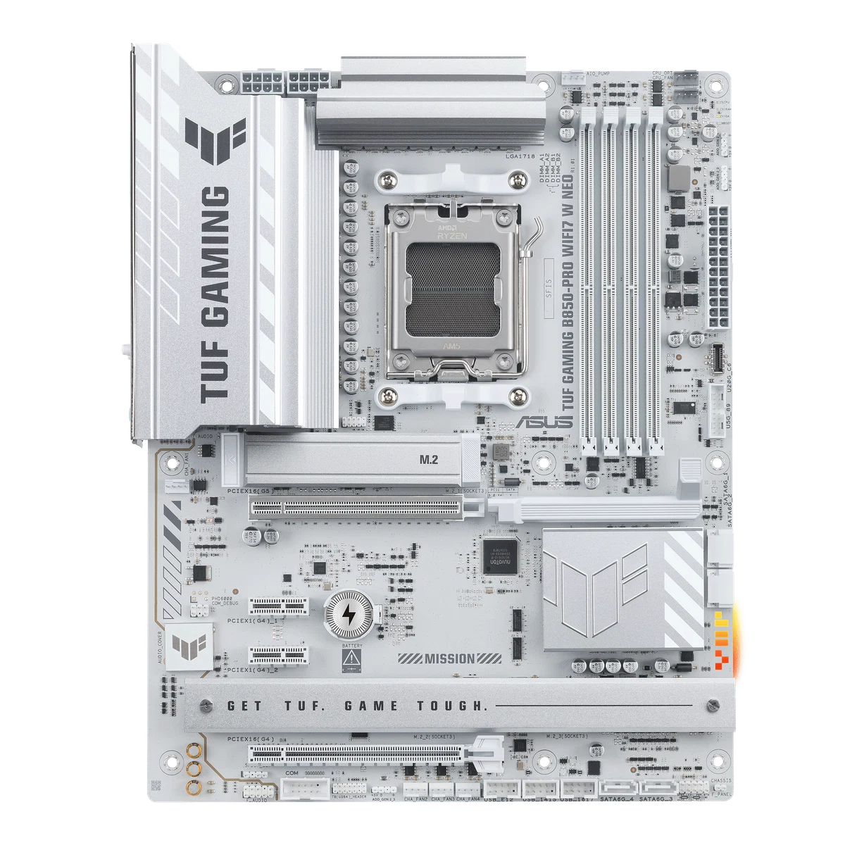 לוח אם ASUS TUF GAMING B850-PRO WIFI7 W NEO USB20G AURA