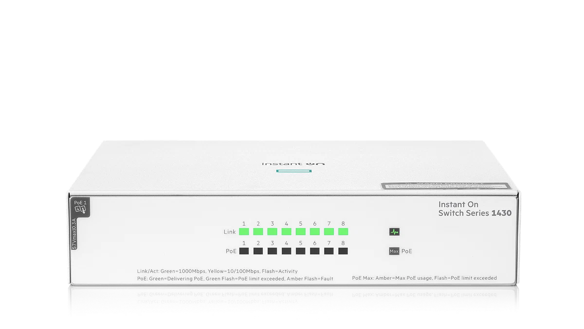 מתג PoE HPE Aruba R8R46A